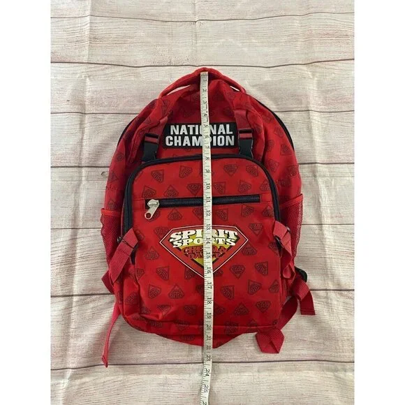 Varsity Cheerleading National Championship Spirit Sports Red Back Pack - OS - Picture 7 of 10